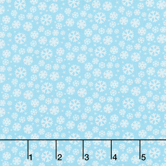 Jolly Season - Snowflakes Frost Yardage