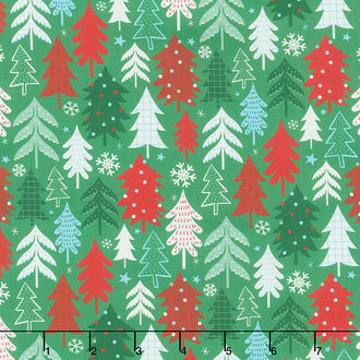 Jolly Season - Trees Spruce Yardage