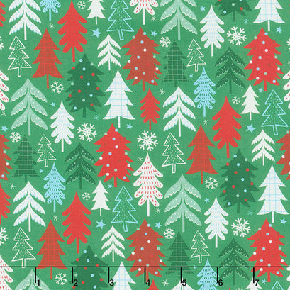 Jolly Season - Trees Spruce Yardage