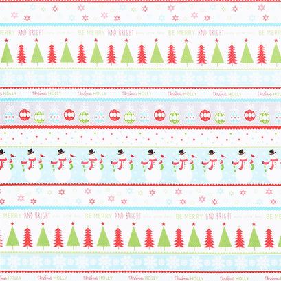Joy - Merry and Bright Stripe Multi Yardage