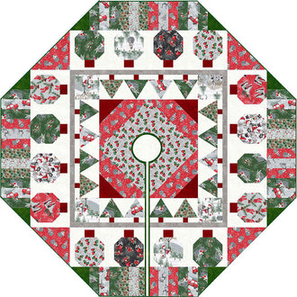Joyful Tidings Tree Skirt Kit