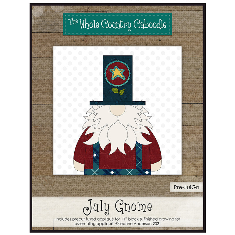 July Gnome Precut Fused Appliqué Pack Primary Image