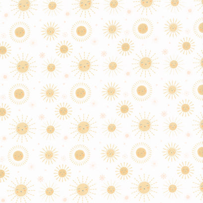 Jungle Baby - Happy Suns Yellow Yardage
