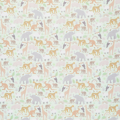 Jungle Baby - Jungle Friends Green Yardage
