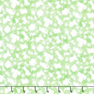Jungle Friends - Animal Tonal Green Yardage