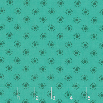 Jungle Paradise - Sunny Day Peacock Yardage