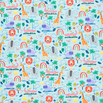 Jungle Safari - Animal Wildlife Breeze Yardage