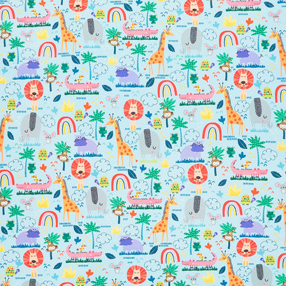 Jungle Safari - Animal Wildlife Breeze Yardage