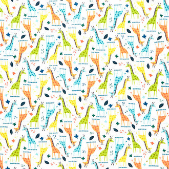 Jungle Safari - Spotted Giraffes Multi Yardage