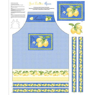 Just Lemons - Lemon Apron Panel