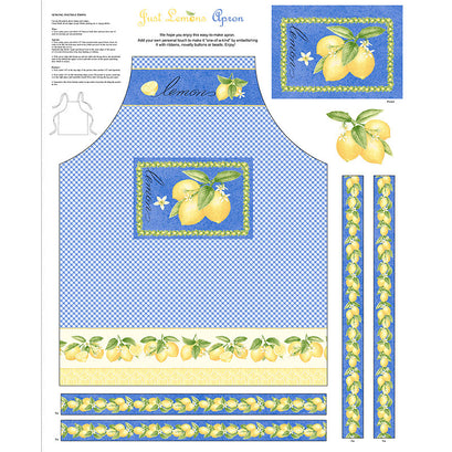 Just Lemons - Lemon Apron Panel