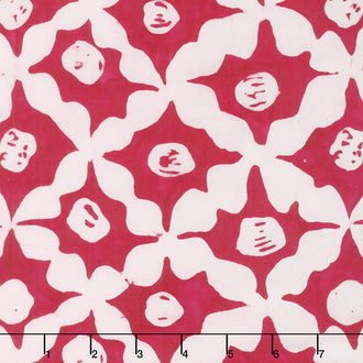 Kaffe Artisan Batik - Artisan Stars Red Yardage