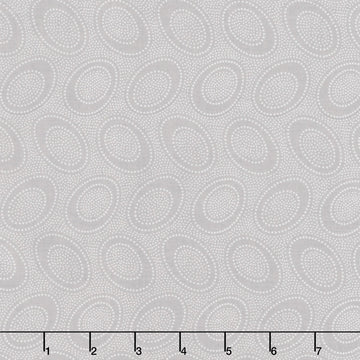 Kaffe Classics - Aboriginal Dot Silver Yardage Primary Image