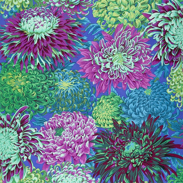 Kaffe Classics - Peacock Japanese Chrysanthemum Green Yardage