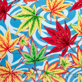 Kaffe Collective - Cool 2016 Maple Stream Blue Yardage