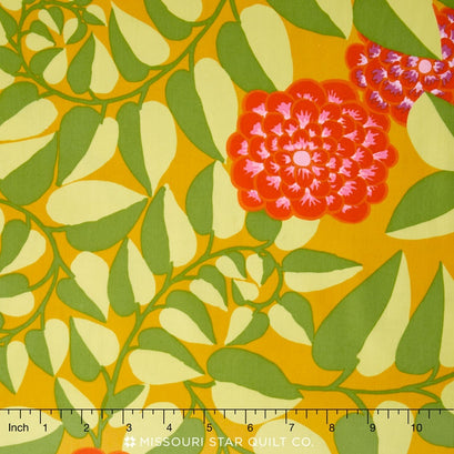 Kaffe Collective - Pastel Vine Gold Yardage