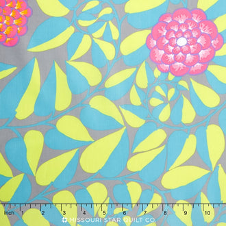 Kaffe Collective - Pastel Vine Grey Yardage