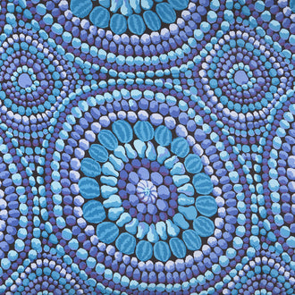 Kaffe Fassett - Blue 108" Wide Backing