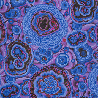 Kaffe Fassett Collective - August 2020 Agate Blue Yardage