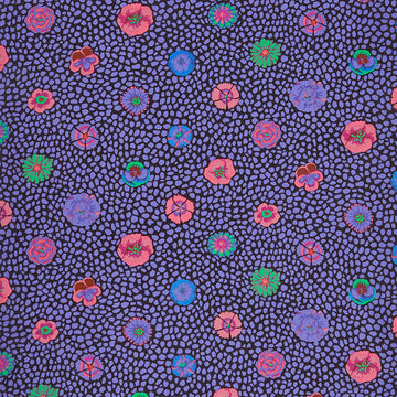 Kaffe Fassett Collective - August 2020 Guinea Flower Black Yardage Primary Image