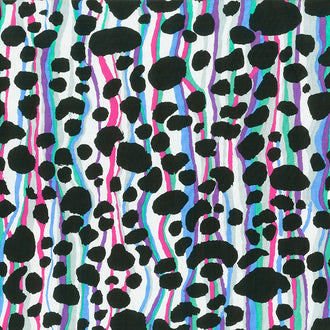 Kaffe Fassett Collective August 2020 - Stream Black Yardage