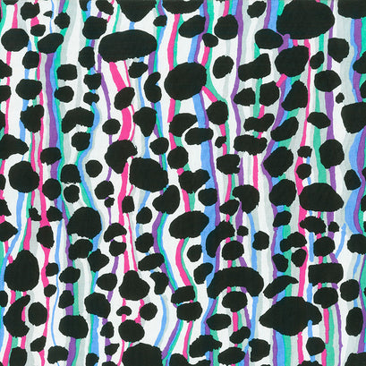 Kaffe Fassett Collective August 2020 - Stream Black Yardage