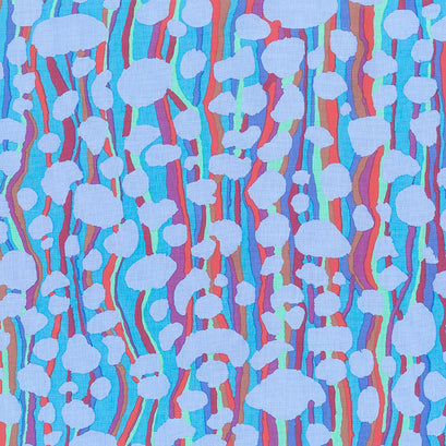 Kaffe Fassett Collective - August 2020 Stream Blue Yardage