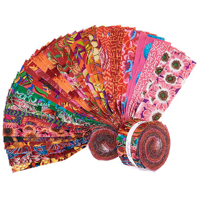 Kaffe Fassett Collective August 2021 Bright 2.5" Strips