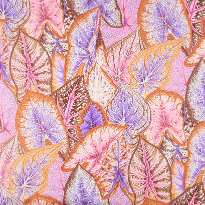 Kaffe Fassett Collective August 2021 - Caladiums Pastel Yardage