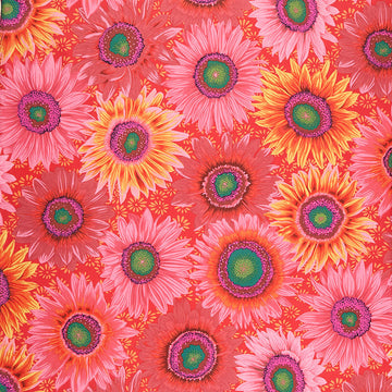 Kaffe Fassett Collective - August 2021 Van Gogh Red Yardage Primary Image