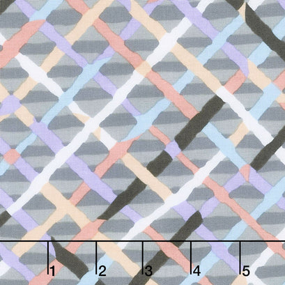 Kaffe Fassett Collective Fall 2017 - Dusk Mad Plaid Stone Yardage
