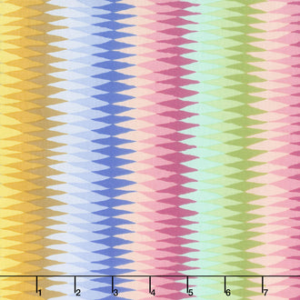 Kaffe Fassett Collective Fall 2018 - Day Diamond Stripe Multi Yardage