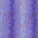 Kaffe Fassett Collective - February 2020 Cool Ombre Leaves Blue Yardage