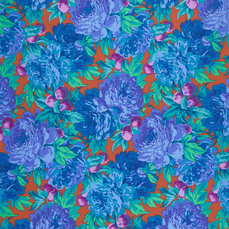 Kaffe Fassett Collective - February 2020 Warm Luscious Blue Yardage