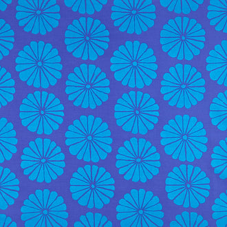 Kaffe Fassett Collective - February 2021 Cool Damask Flower Blue Yardage