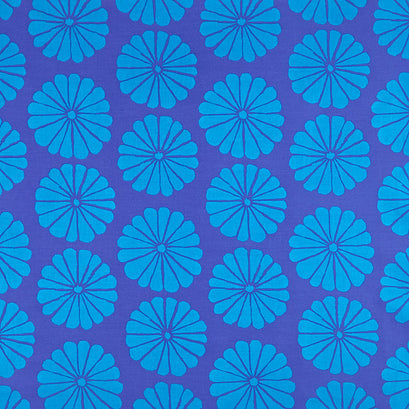 Kaffe Fassett Collective - February 2021 Cool Damask Flower Blue Yardage