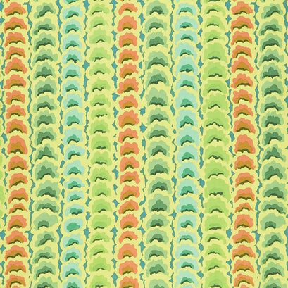 Kaffe Fassett Collective - February 2021 Cool Garlands Green Yardage
