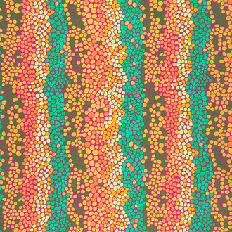 Kaffe Fassett Collective - February 2021 Cool Pebble Mosaic Jungle Yardage