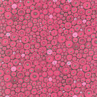 Kaffe Fassett Collective - February 2021 Hot Button Mosaic Red Yardage