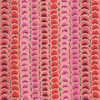 Kaffe Fassett Collective - February 2021 Hot Garlands Red Yardage