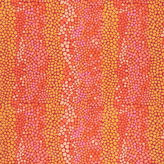Kaffe Fassett Collective - February 2021 Hot Pebble Mosaic Rust Yardage