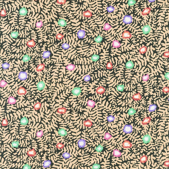 Kaffe Fassett Collective - February 2021 Moss Flower Ochre Yardage