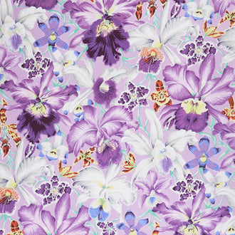 Kaffe Fassett Collective Spring 2018 - Orchids Cool Yardage
