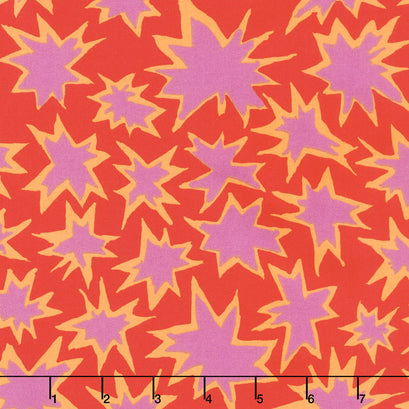 Kaffe Fassett Collective Spring 2019 - Bright Bang Orange Red Yardage