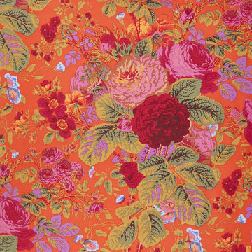 Kaffe Fassett Collective - Stash Scarlet Florals Gradi Flora Yardage