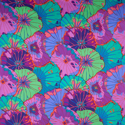 Kaffe Fassett - Lotus Leaf Purple 108" Wide Backing