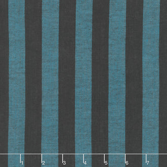 Kaffe Fassett Shot Cotton Stripes - Wide Stripe Fjord Yardage