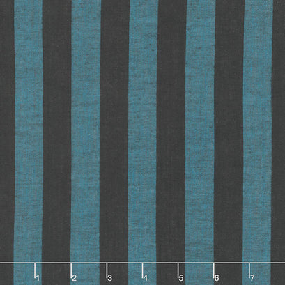 Kaffe Fassett Shot Cotton Stripes - Wide Stripe Fjord Yardage