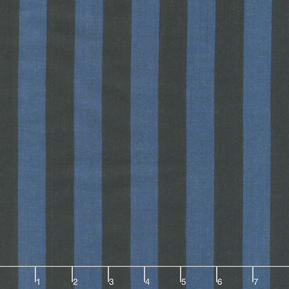 Kaffe Fassett Shot Cotton Stripes - Wide Stripe Ink Yardage