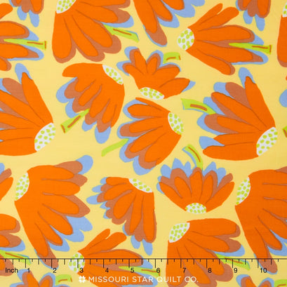 Kaffe Fassett Sunbeam Collective - Lazy Daisy Yellow Yardage